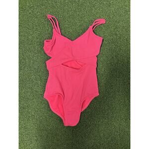 Art Class Girls Size XS (4/5) Cut Out Pink One-Piece Swimsuit Bathing